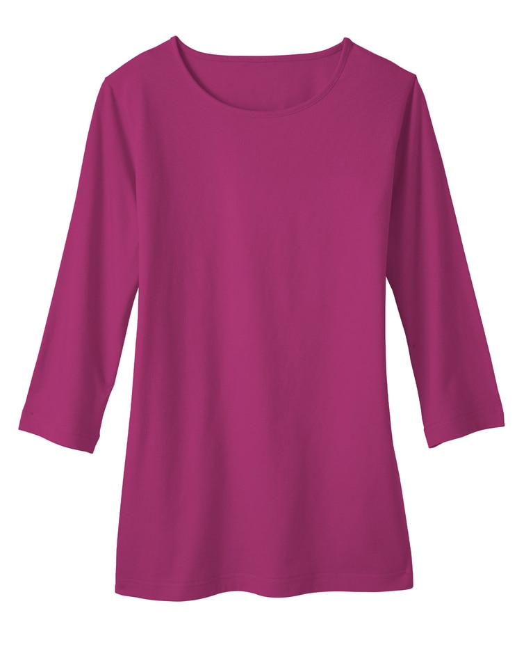 Haband Women’s Essential 3/4 Sleeve Tee image number 1