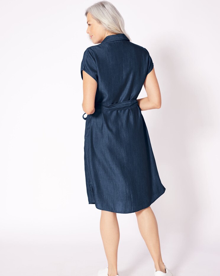 Button Front Shirt Dress image number 2