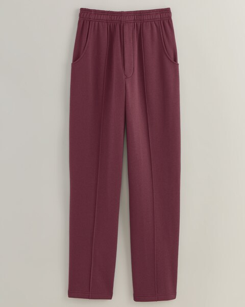 John Blair® Supreme Fleece Stitched-Crease Sweatpants