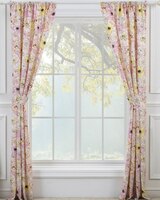 Misty Bloom Panel Pair with Tie Backs thumbnail number 2