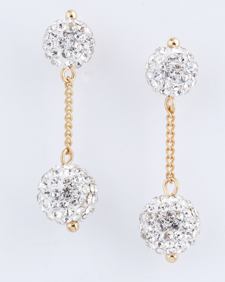 Crystal Ball Earrings image number 1