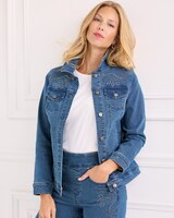 DenimEase™ Embellished Jacket thumbnail number 1
