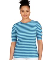 Ruby Rd® Striped Print Top thumbnail number 1