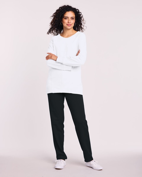 French Terry Seamed Pant Set