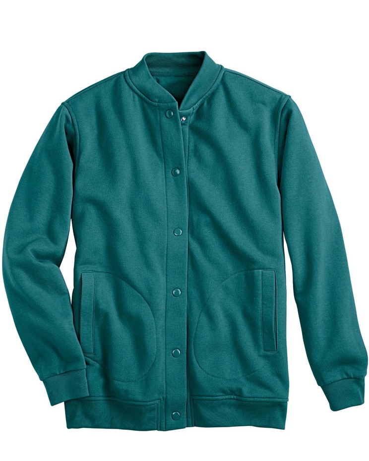 Haband Women’s Snap-It-Up™ Fleece Jacket, Solid image number 1