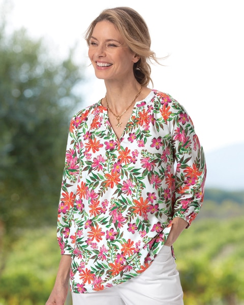 Limited-Edition Tropical Garden Tunic