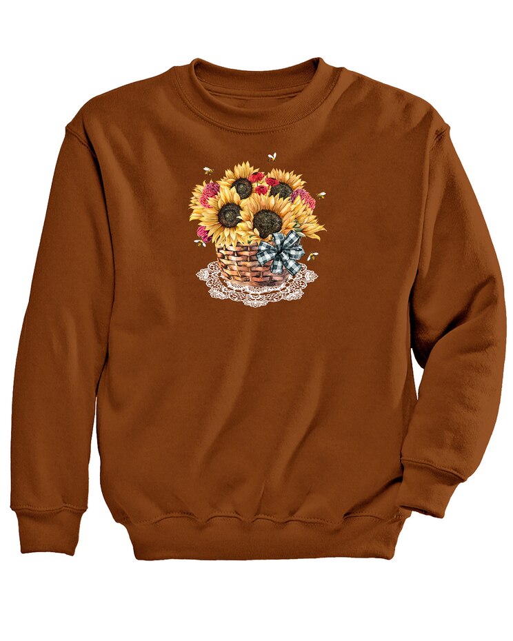 Sunflower Bees Graphic Sweatshirt image number 1