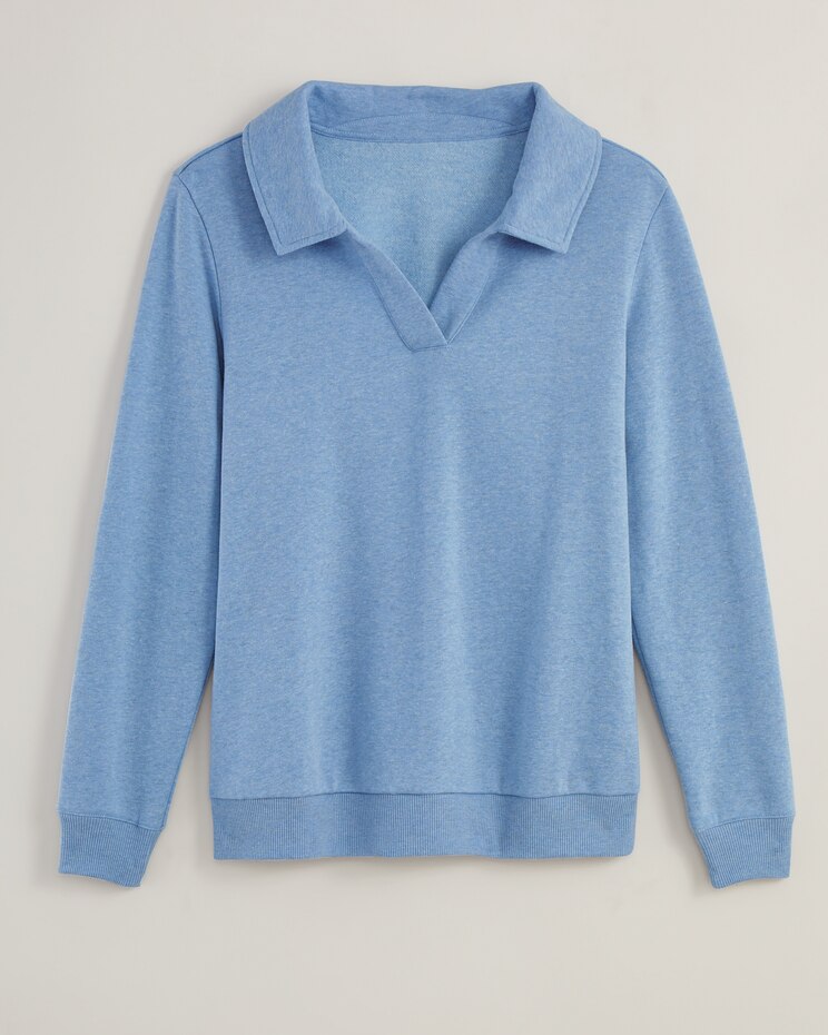 Fleece Polo Sweatshirt image number 6