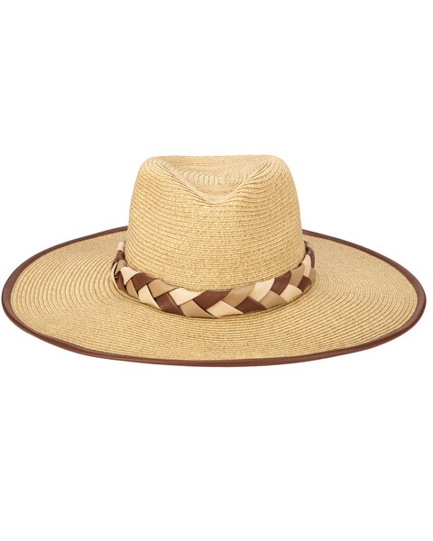 Boss Fedora- Ultrabraid Fedora With Braided Pu Band Hat
