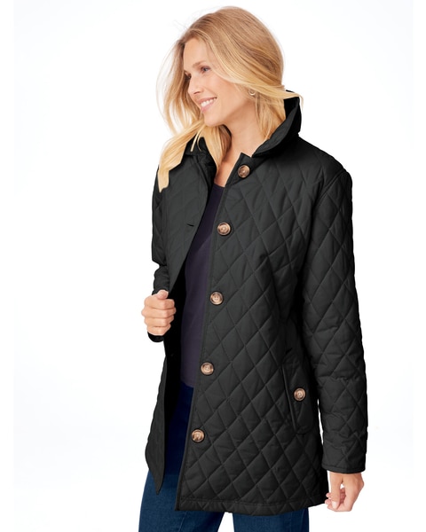 Quilted Car Coat