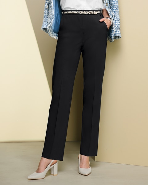 Stretch Washable Wool Pants