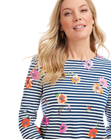 Stripe Floral Knit Top thumbnail number 2