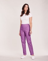 DenimEase Flat-Waist Pull-On Jeans thumbnail number 1