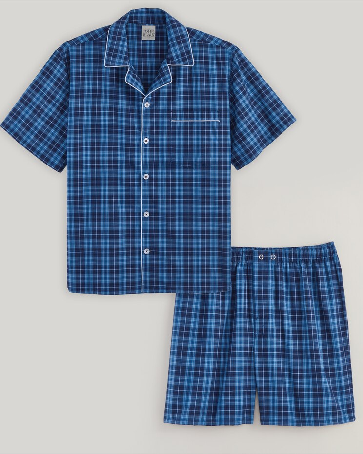 John Blair Broadcloth Sleep Shorts Set image number 1