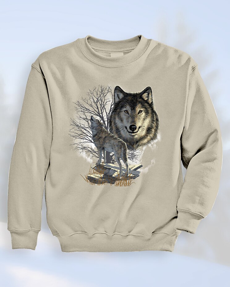 Signature Graphic Sweatshirt - Wolf Call image number 1