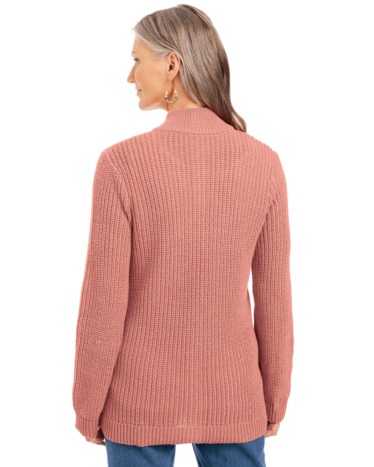 Button Front Shaker Cardigan Blair