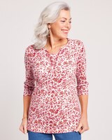 Essential Knit Layered Look Top thumbnail number 2