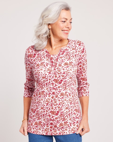 Essential Knit Layered Look Top