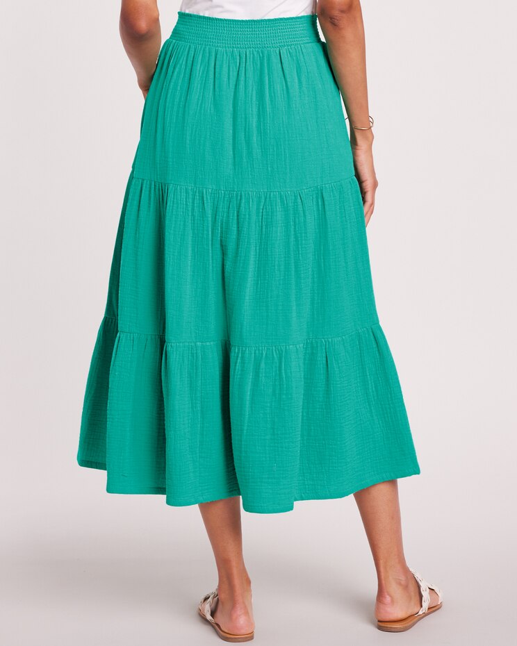 Gauze Tiered Skirt image number 3