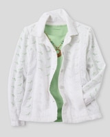 Floral Eyelet Jacket thumbnail number 3