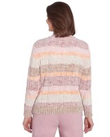Alfred Dunner® Telluride Chenille Spray Dyed Stripe Sweater thumbnail number 2