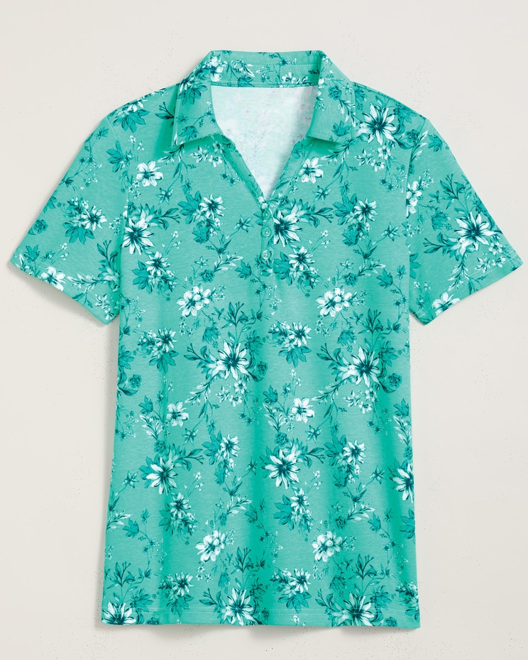Essential Knit Polo Top image number 1