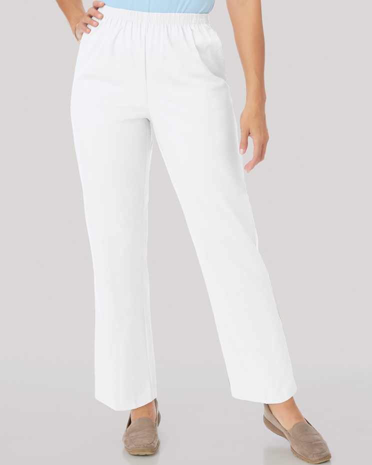 Alfred Dunner Stretch Twill Pants image number 1