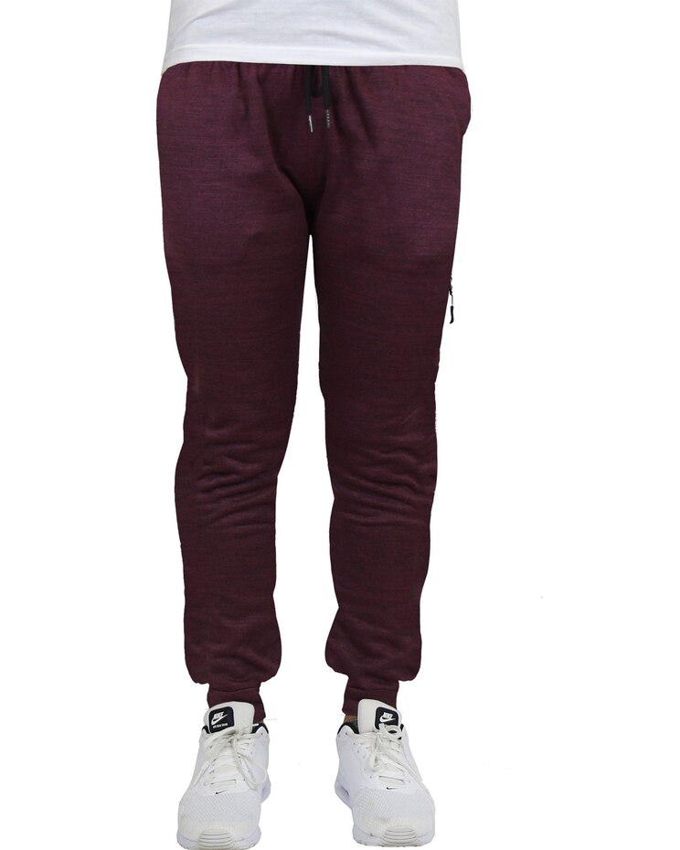 Galaxy By Harvic Men's Slim Fitting Fleece-Lined Tech Joggers image number 1
