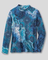 Paisley Mock Tee thumbnail number 1
