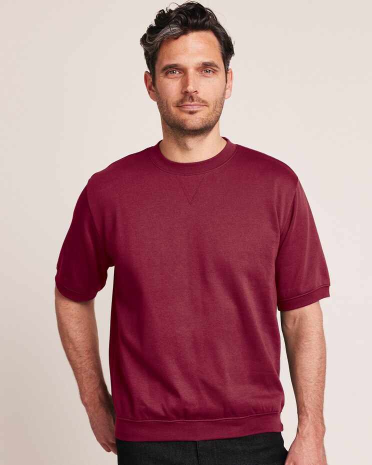 John Blair Supreme Fleece Short-Sleeve Sweatshirt image number 1
