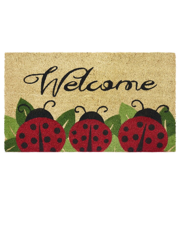 Printed Coir Door Mat image number 1