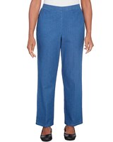 Alfred Dunner® Lavender Fields Denim Pull On Average Length Pant thumbnail number 1