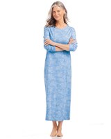 Long Floral Print Gown thumbnail number 1