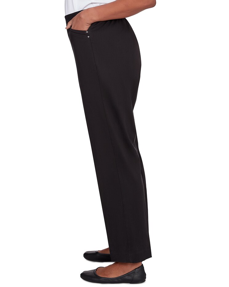 Alfred Dunner® Opposites Attract Short Length Sateen Bottom image number 4
