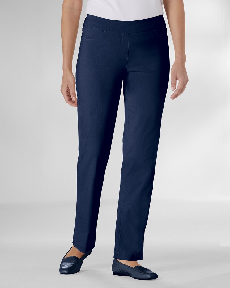SlimSation® Straight-Leg Pants image number 1