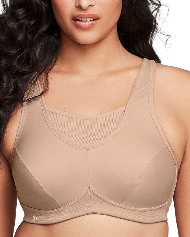 Glamorise Full Figure Plus Size No-Bounce Camisole Sports Bra Wirefree image number 1