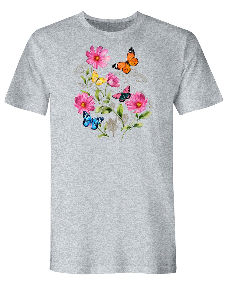 Cosmos Butterflies Graphic Tee image number 1