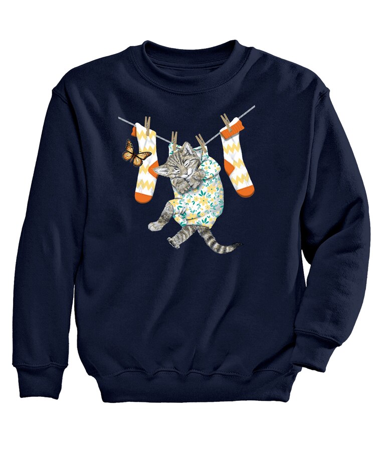 Clothesline Graphic Sweatshirt image number 1