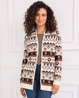 Patterned Cardigan Sweater thumbnail number 1