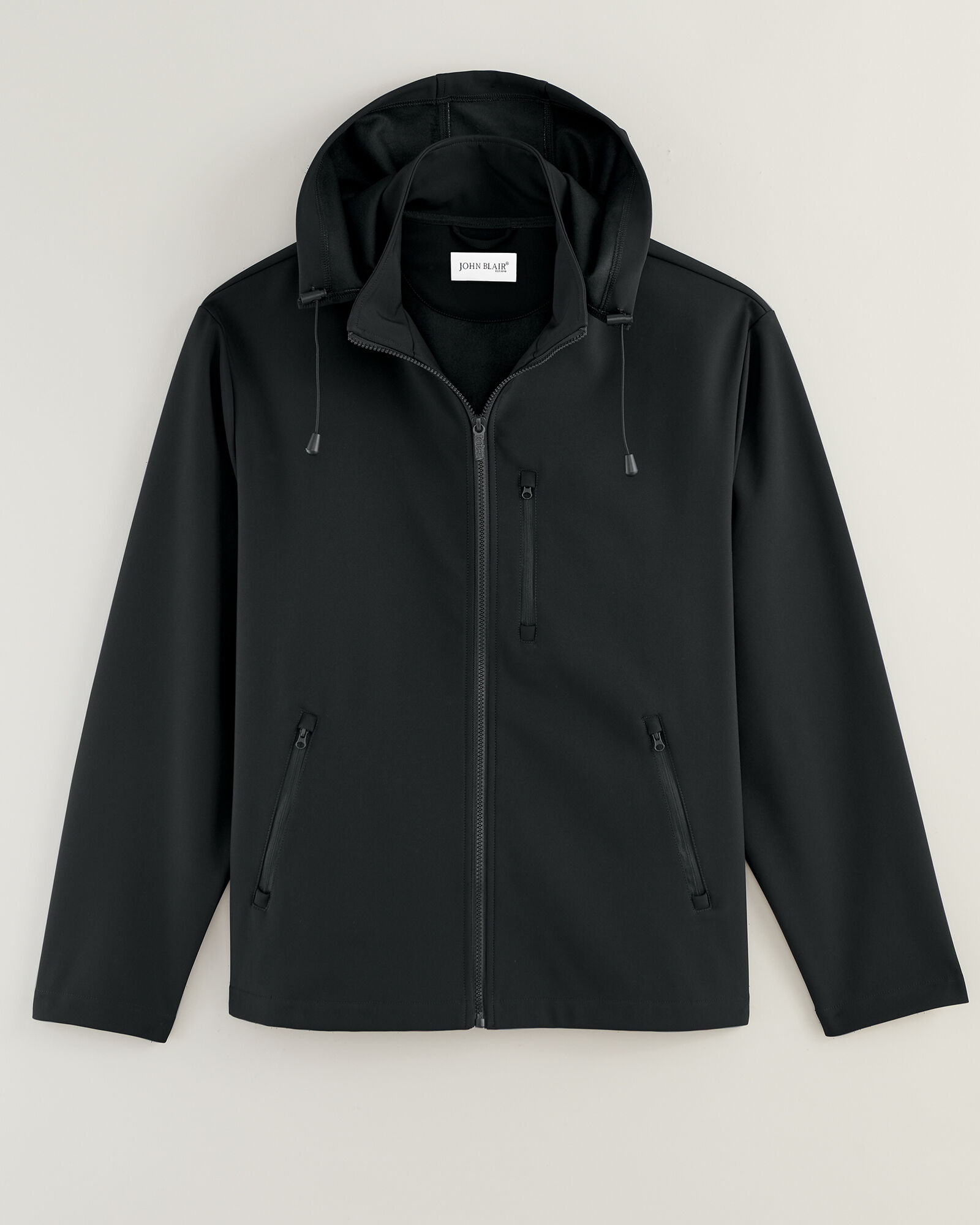 Victory Hooded Fleece Lined Washed Denim Jacket | Blair