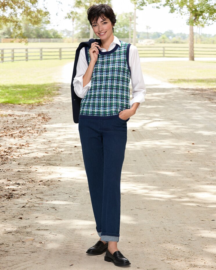 Tweed Sweater Vest image number 6