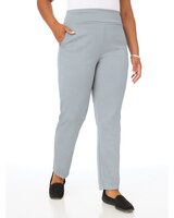 Double Knit Flat Waist Pants thumbnail number 2