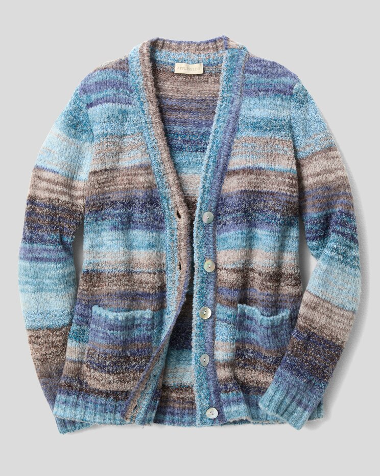 Space-Dyed Bouclé Cardigan image number 2