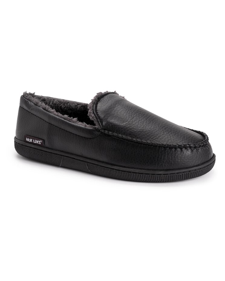 Muk Luks Faux Leather Moccasin Slipper image number 1