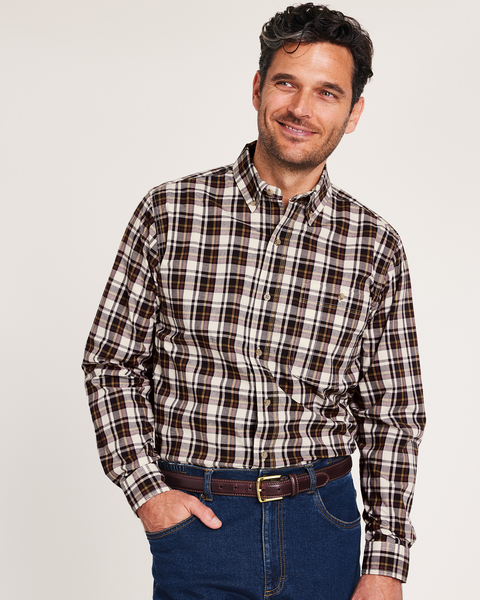 Wrangler® Wrinkle-Resistant Long-Sleeve Shirt