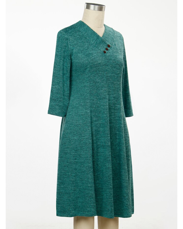 Southern Lady 3/4 Sleeve Lilly Novelty Dress image number 1