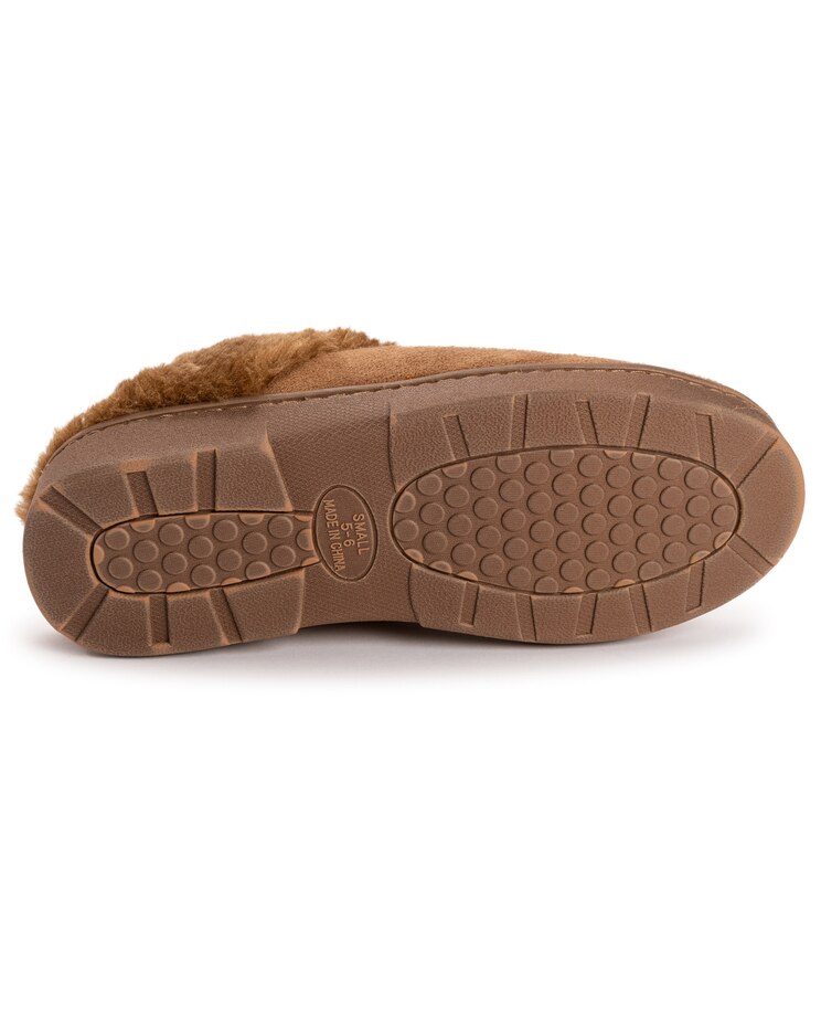 MUK LUKS® Women's Poly Suede Clog Slippers image number 4