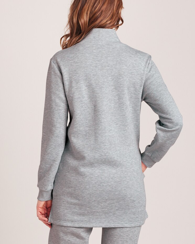 Better-Than-Basic Mock Neck Tunic Sweatshirt image number 8