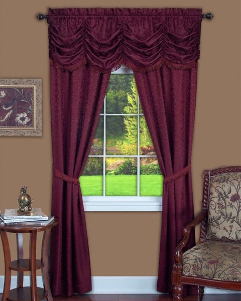Panache 5 Piece Window Curtain Set