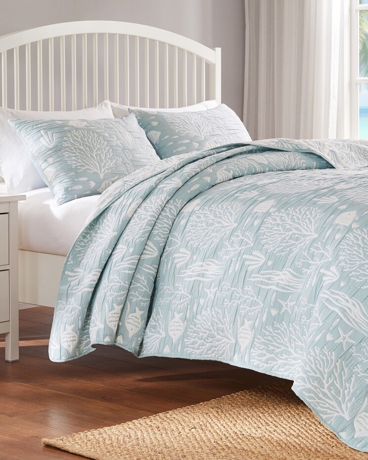 Greenland Home Fashions Marina Quilt Set image number 1
